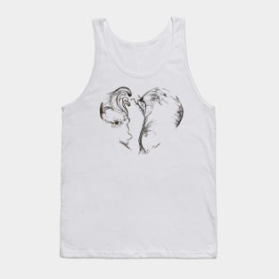 My heart beats for you Valentine.  Happy Valentine’s Day Tank Top